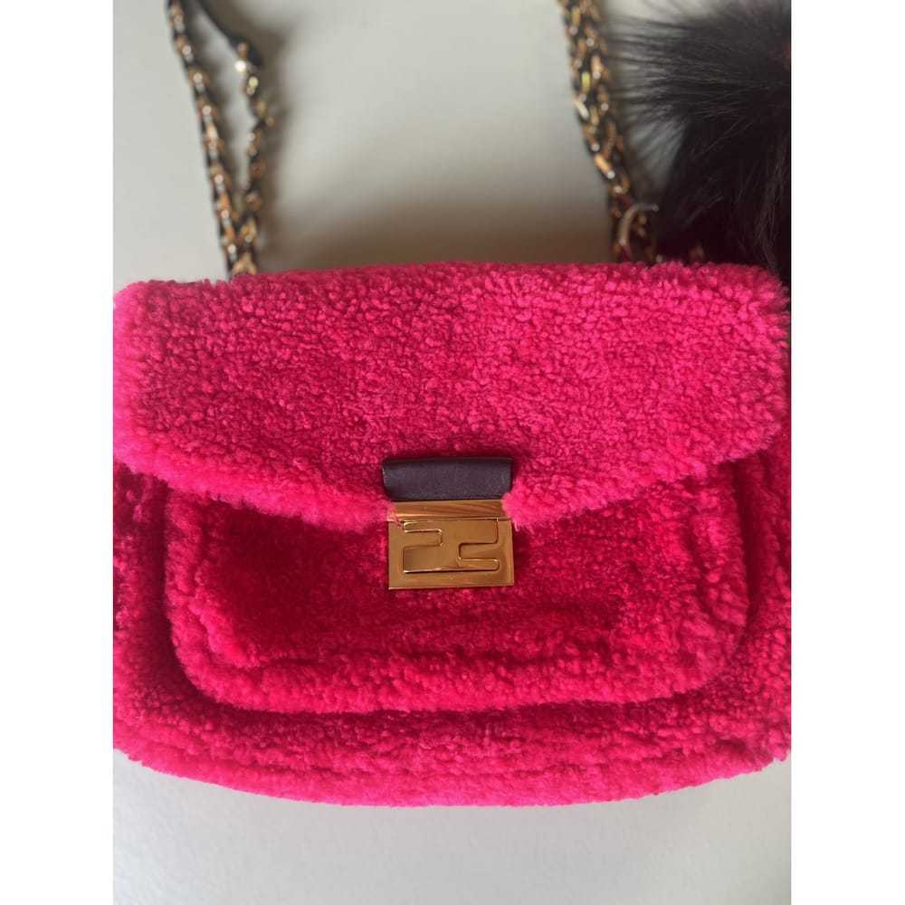 Fendi Baguette Chain faux fur handbag - image 2
