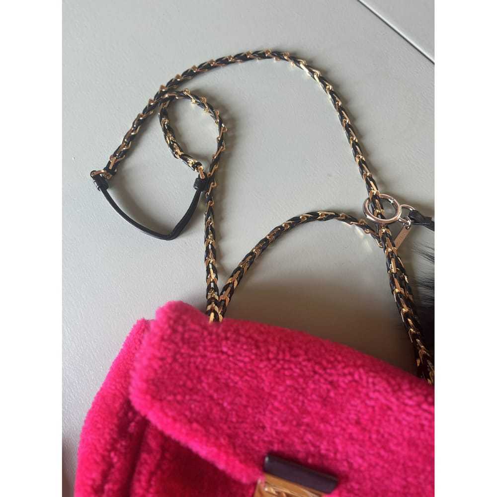 Fendi Baguette Chain faux fur handbag - image 4