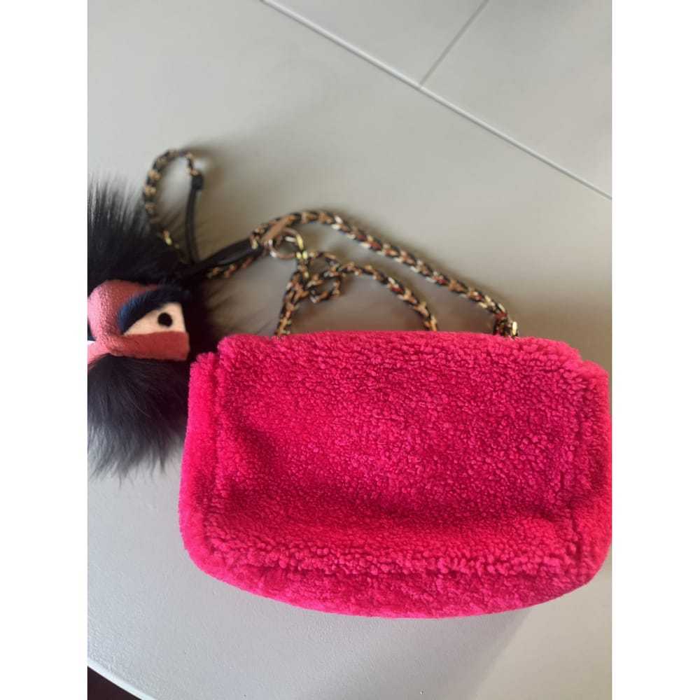 Fendi Baguette Chain faux fur handbag - image 8