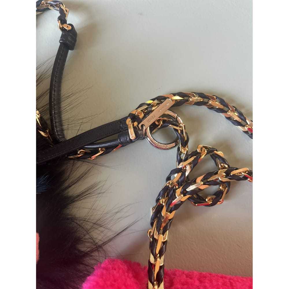 Fendi Baguette Chain faux fur handbag - image 9