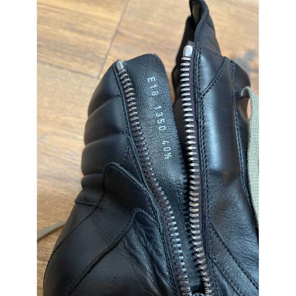 Rick Owens Leather high trainers - image 9