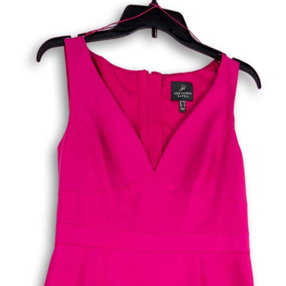 Adrianna Papell Womens Pink Sleeveless Back Zip C… - image 3