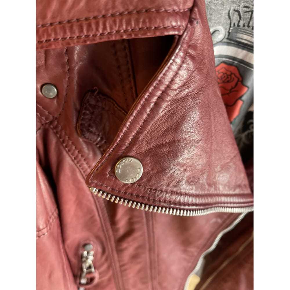 Giorgio & Mario Leather biker jacket - image 7