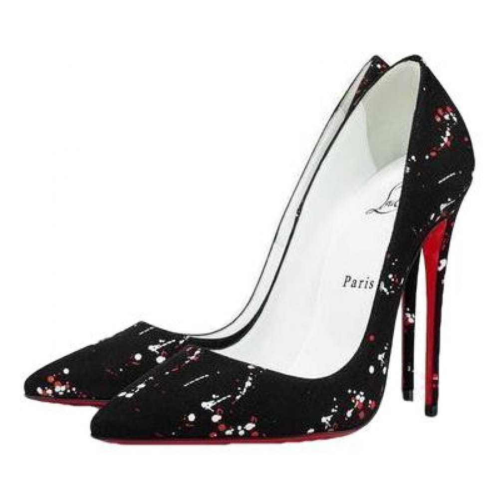 Christian Louboutin So Kate cloth heels - image 1