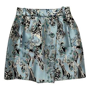 Balenciaga Silk mini skirt