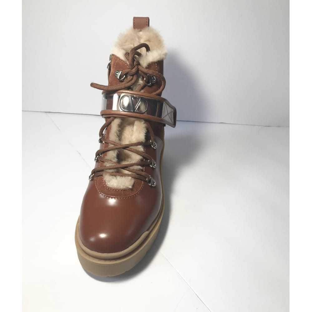 Valentino Garavani VLogo leather boots - image 3