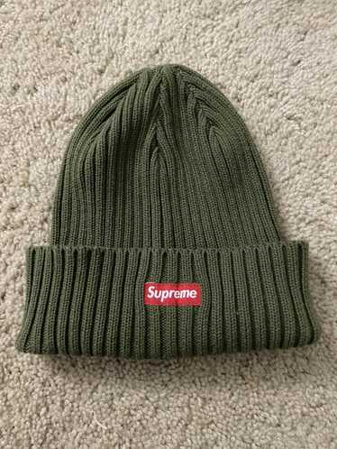 Supreme Overdyed ribbed knit beanie, Pink