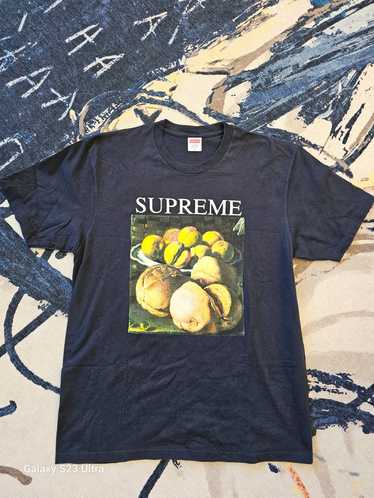 Supreme Still Life Peaches And Bred XL Red Tee Shirt - Gem