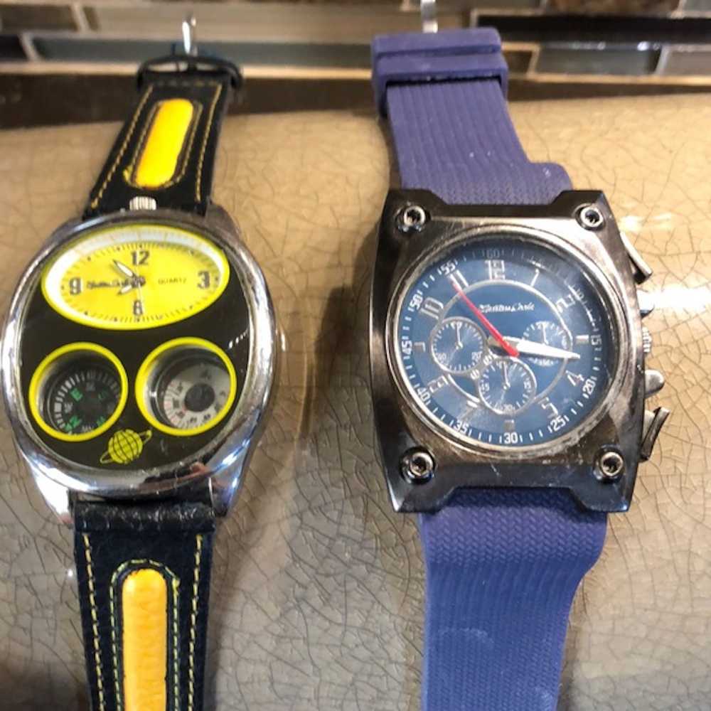 Other 2 x Monte Carlo watches leather & rubber - image 3