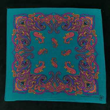 Vintage Paislee USA Handkerchief/Neckerchief/Band… - image 1