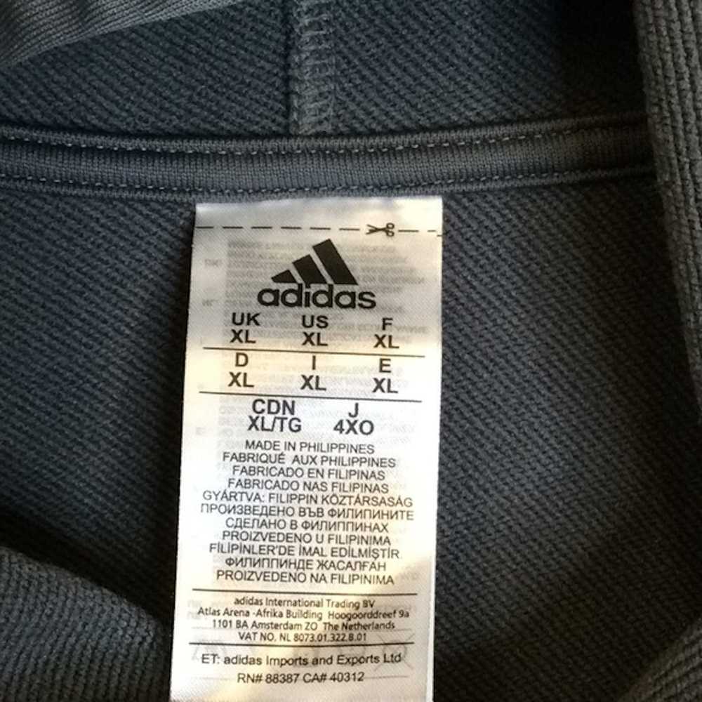 Adidas Adidas pullover gray hooded sweatshirt - image 4