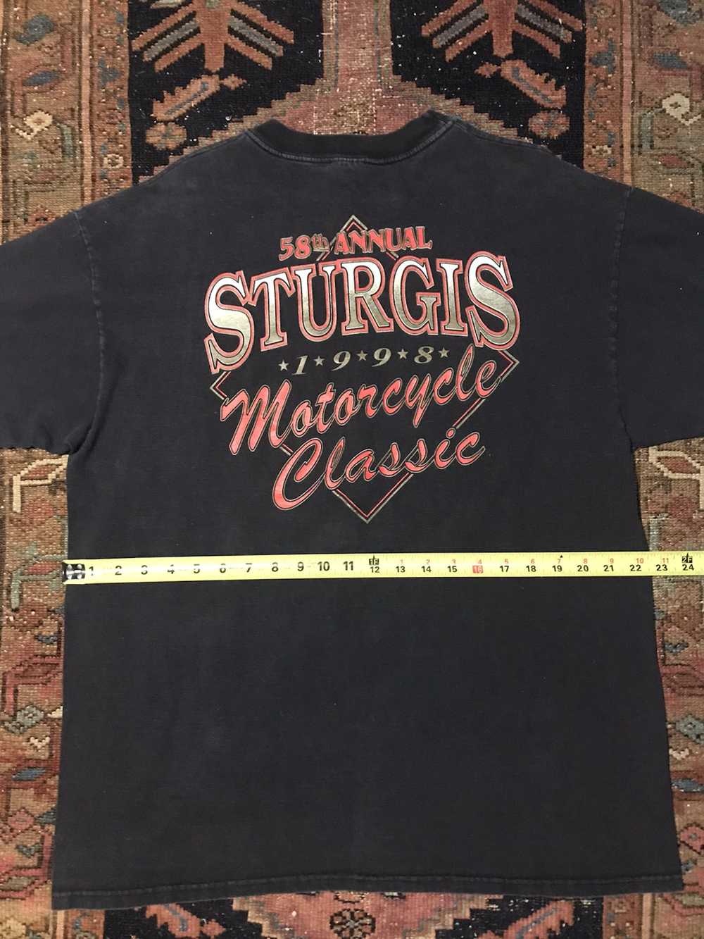 Harley Davidson × Vintage 1998 Sturgis biker tee - image 7