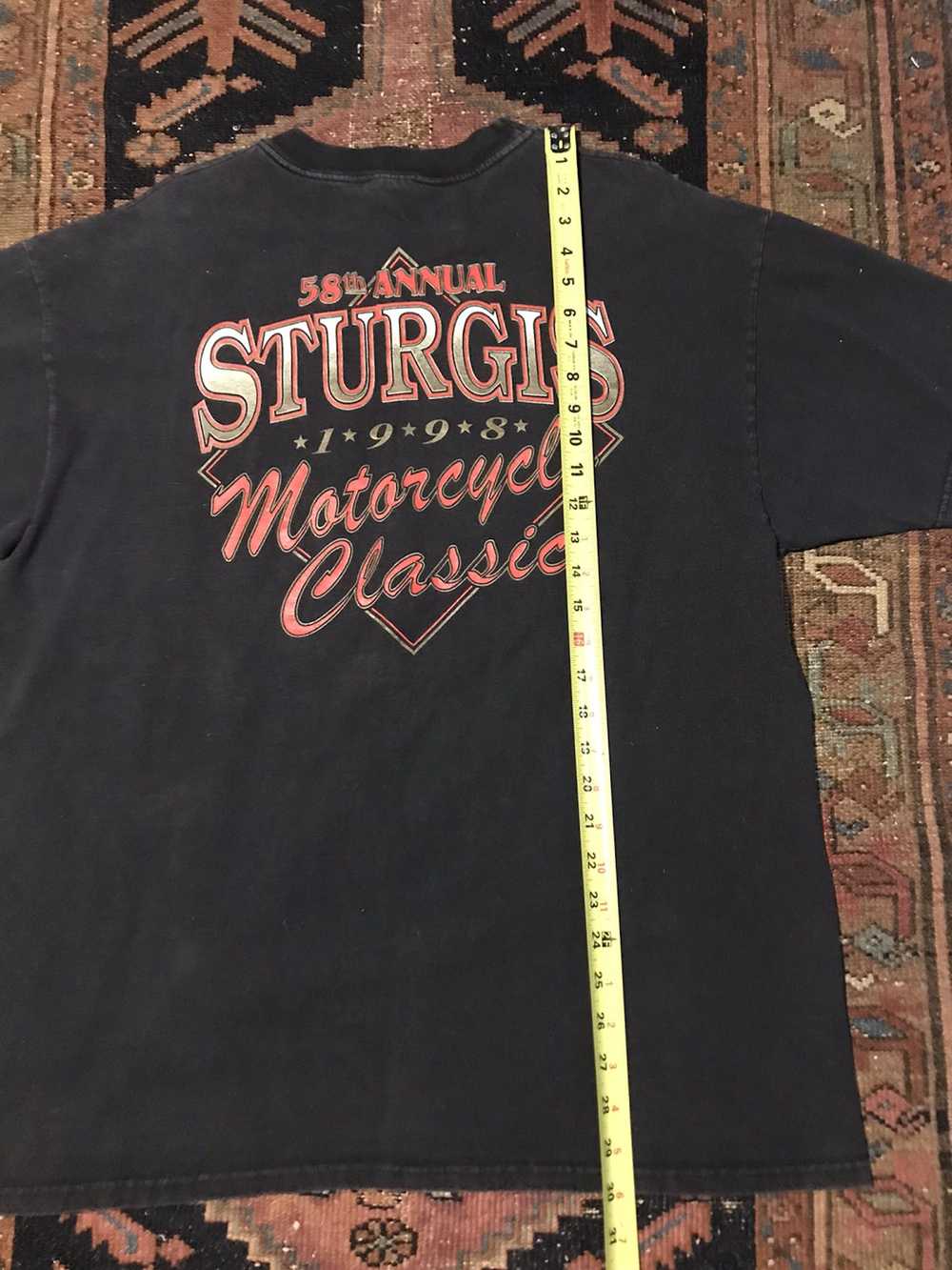 Harley Davidson × Vintage 1998 Sturgis biker tee - image 8