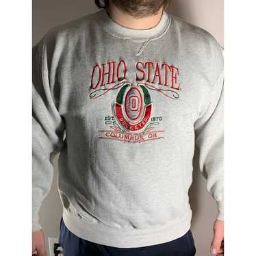 MLB vtg osu buckeyes sweater size large - image 1