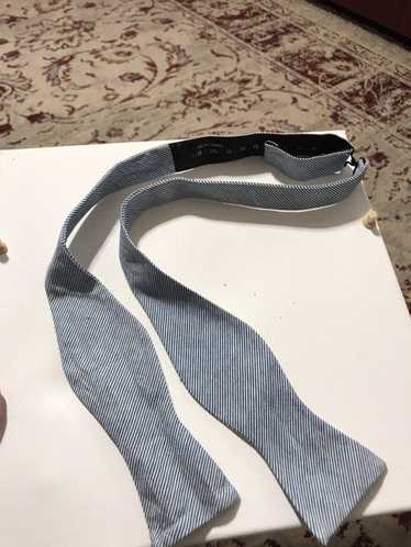 Vintage Cotton Seersucker self tie Bow tie