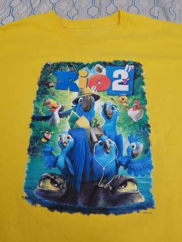 Movie × Vintage Vintage Rio 2 Movie Promo T Shirt… - image 1