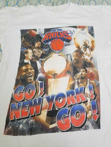 Nba Store Mitchell & Ness Patrick Ewing New York Knicks Hardwood Classics  Caricature T Shirt - Resttee