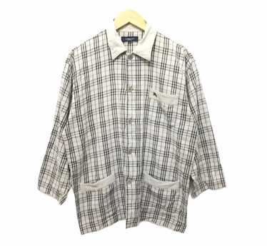 Ekd logo silk pajama shirt by Burberry【2023】