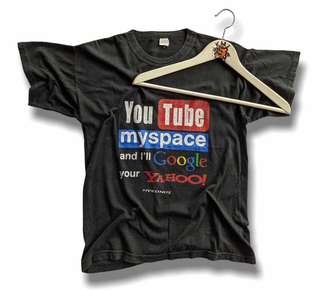 Apple × Vintage Vintage Y2K Social Media tee you … - image 1