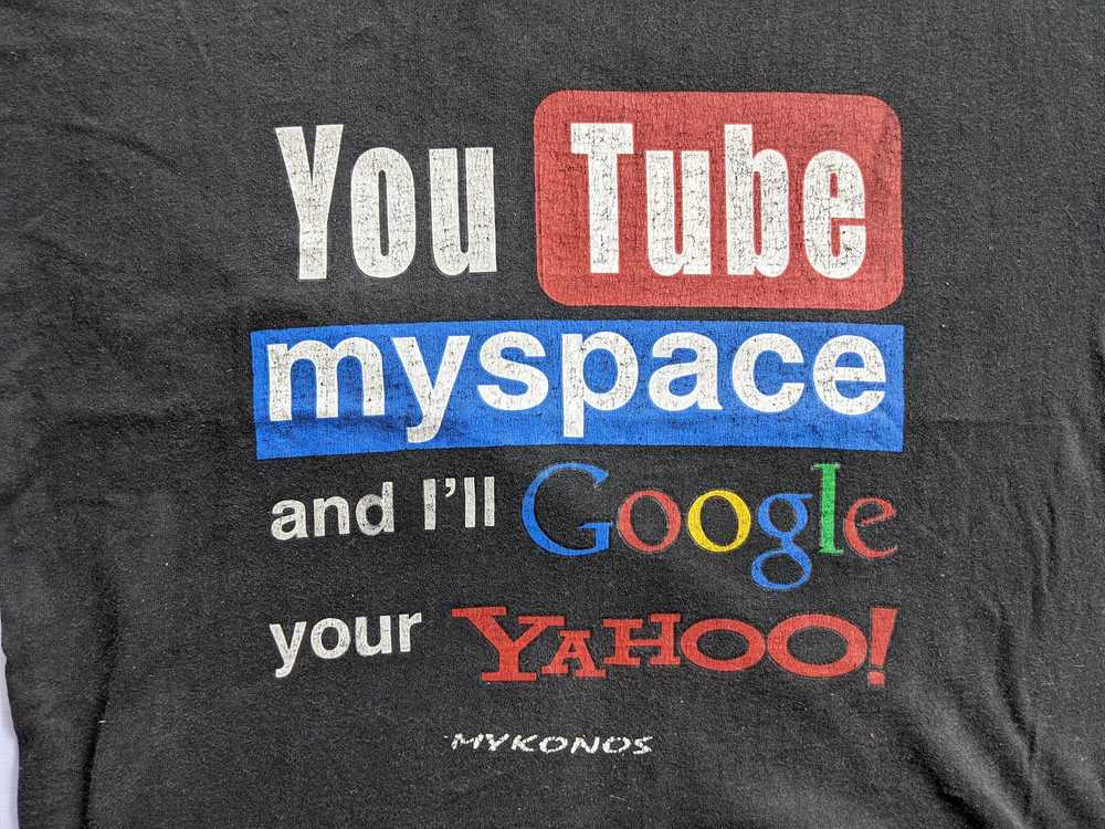 Apple × Vintage Vintage Y2K Social Media tee you … - image 2