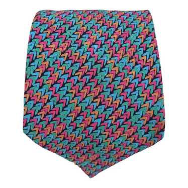 Brioni BRIONI Multicolored Geometric Silk Tie ITA… - image 1