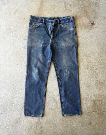 RM Williams Longhorn Jeans Pants Mens 34 R straight leg Denim Blue