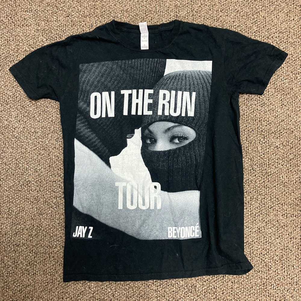 Band Tees Jay Z Beyoncé On the Run Tour T-shirt w… - image 1