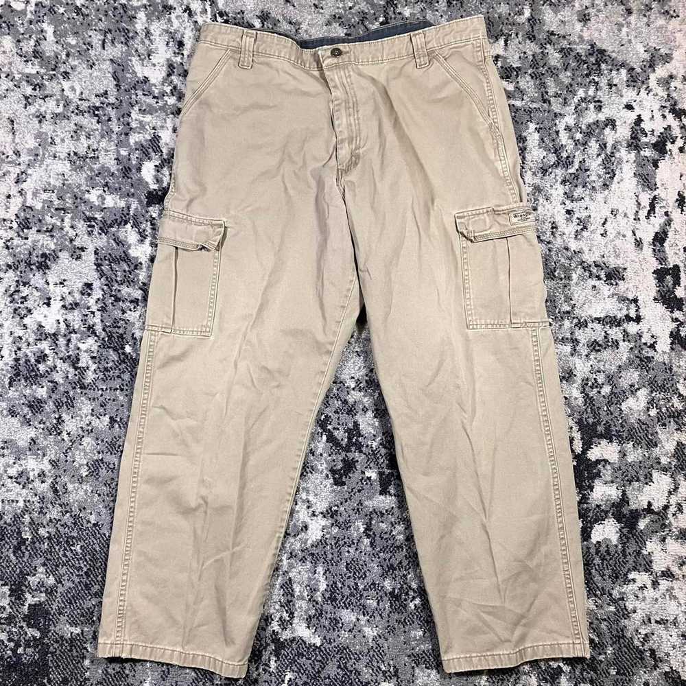 Wrangler Wrangler Tan Cargo Workwear Pants - image 2