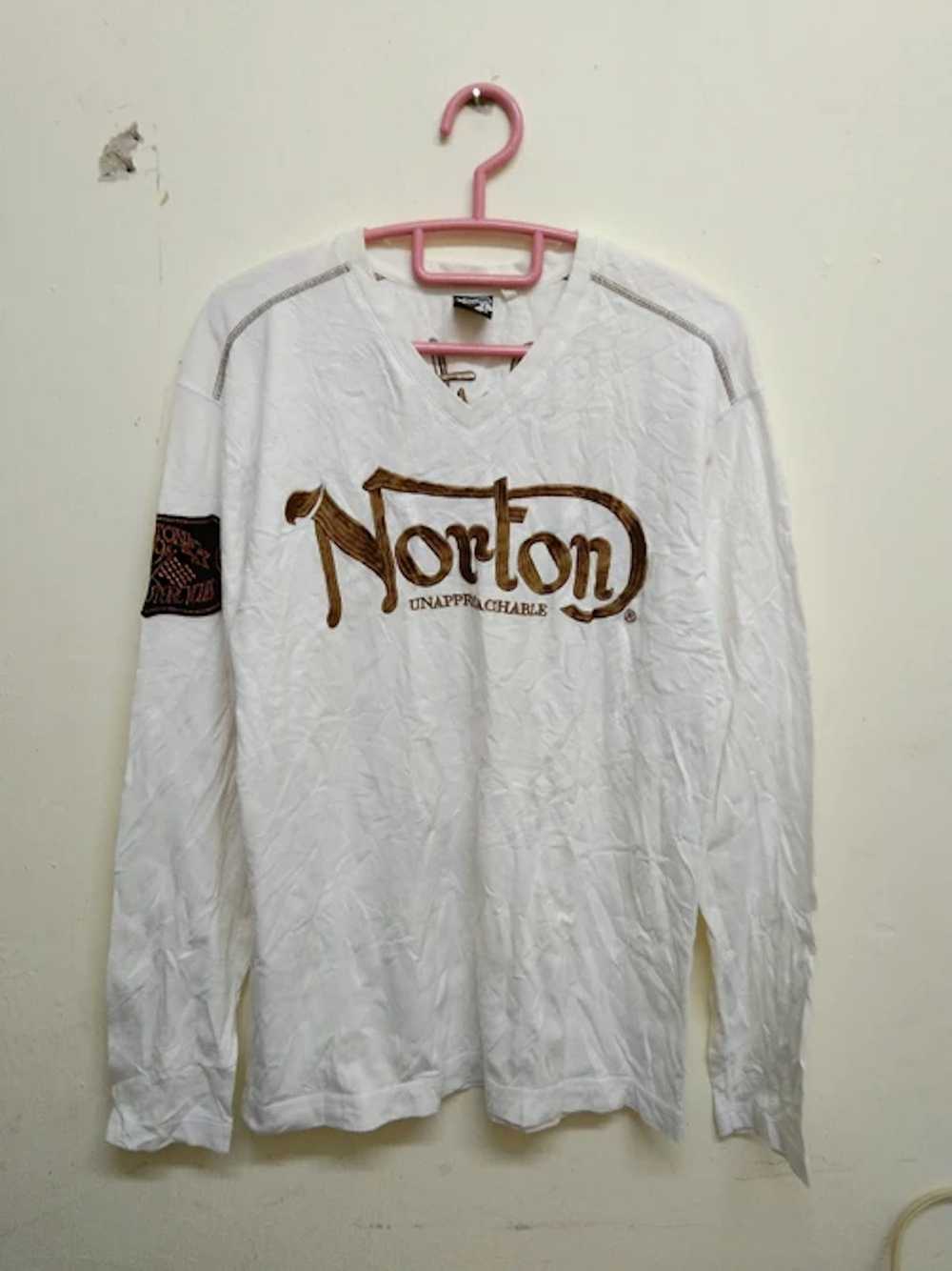 Harley Davidson × Norton × Vintage Embroidered No… - image 2