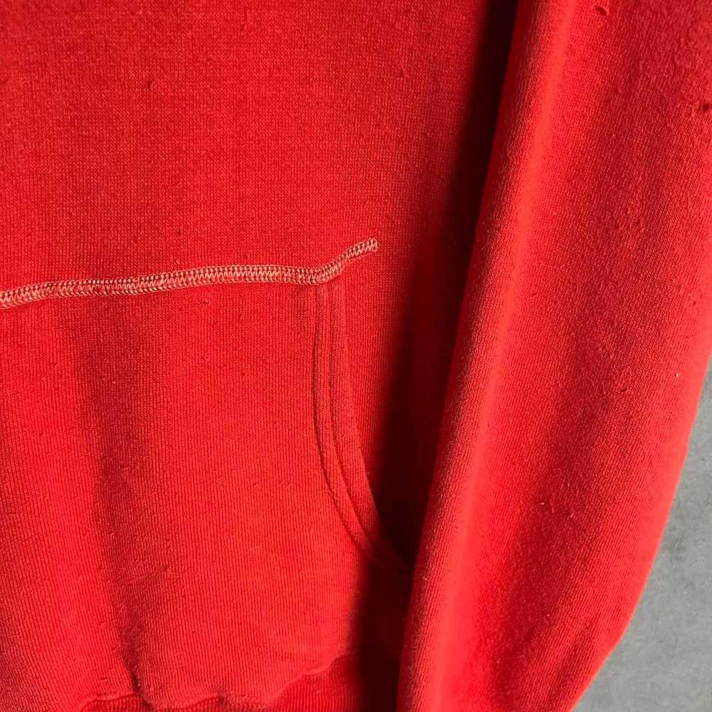 Vintage Vintage 60s red contrast stitch - image 4