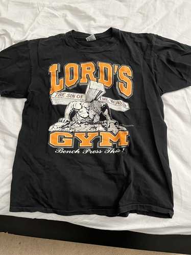Lord's Gym Jesus Funny Jesus Workout Graphic Christian Vintage Men's  T-Shirt Tee