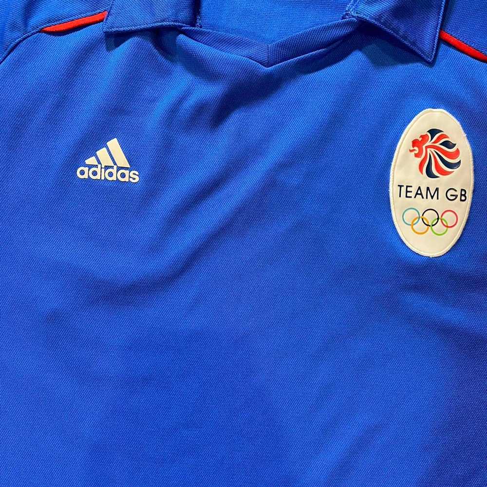Adidas × BLOKE × Soccer Jersey Y2K Britian Olympi… - image 2