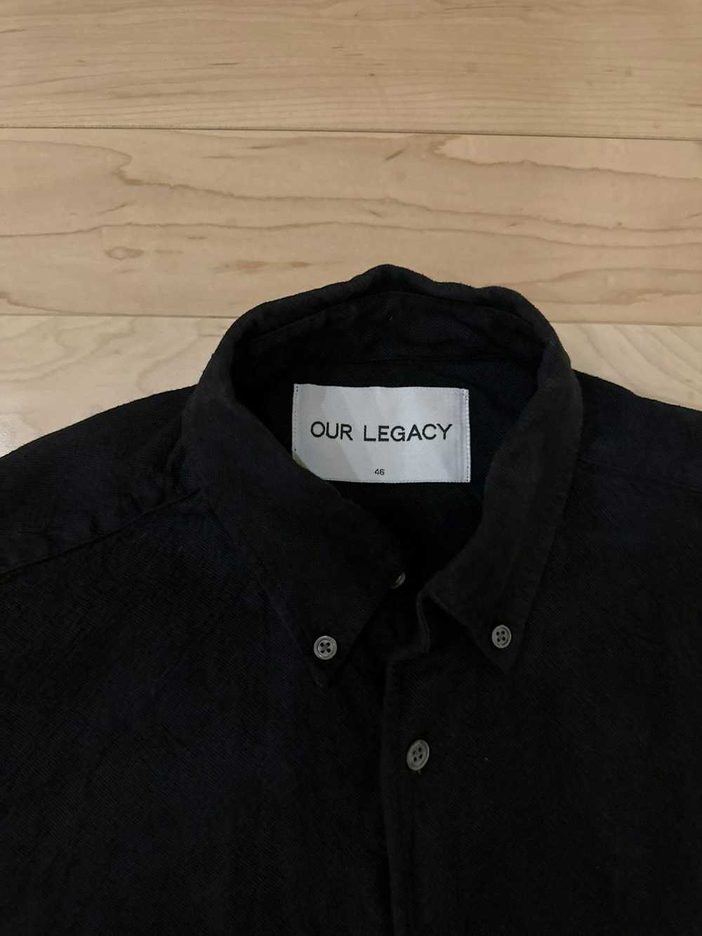 Our Legacy 1950'S SHIRT BLACK H.A. OXFORD - image 4