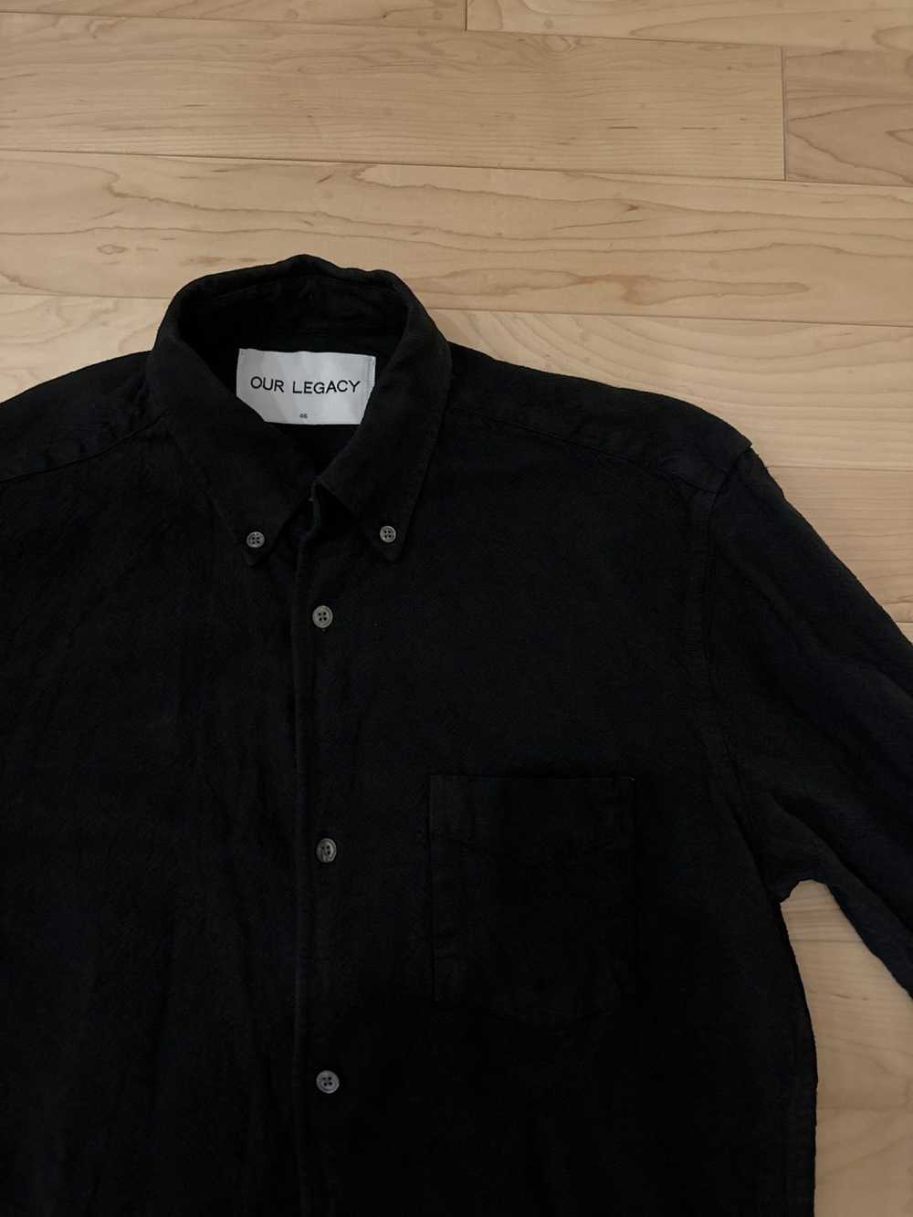 Our Legacy 1950'S SHIRT BLACK H.A. OXFORD - image 7