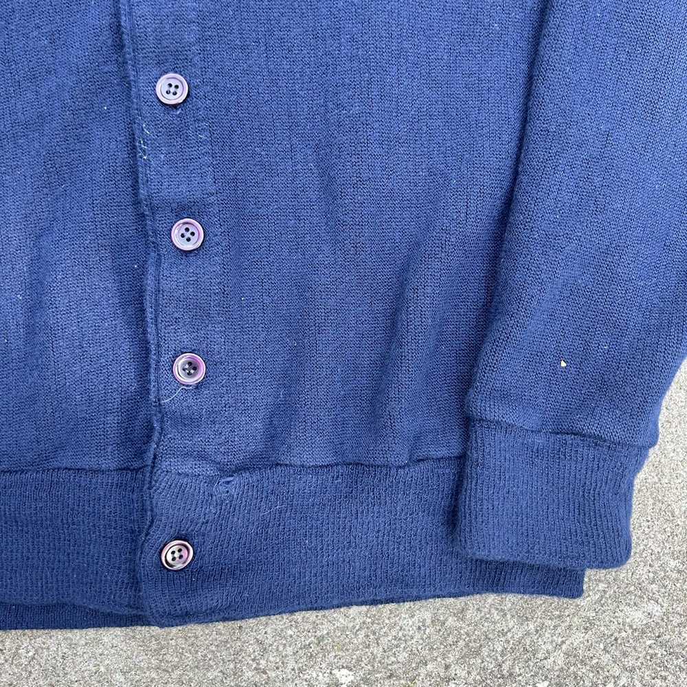 Vintage Vintage Sears Sportswear Medium Navy Blue… - image 3