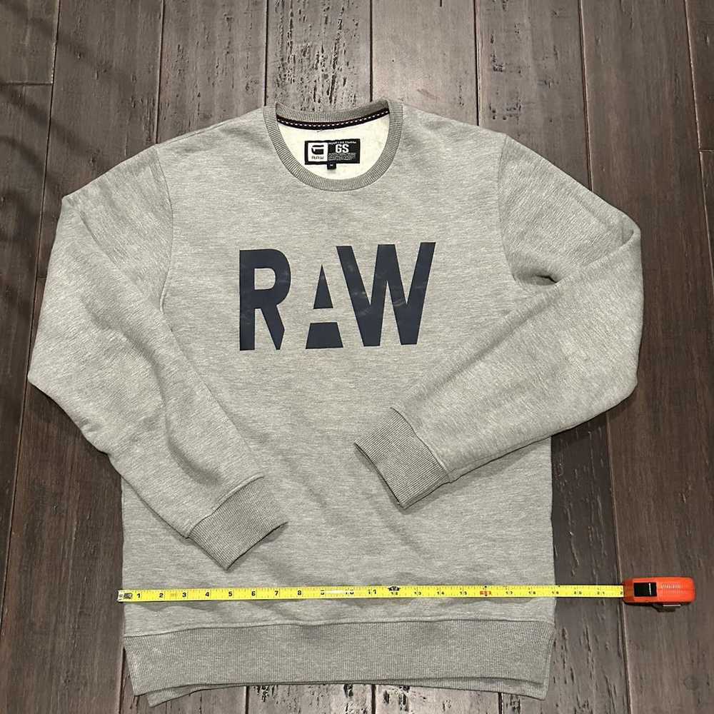 G Star Raw × Gstar G-Star Raw grey sweatshirt cre… - image 2