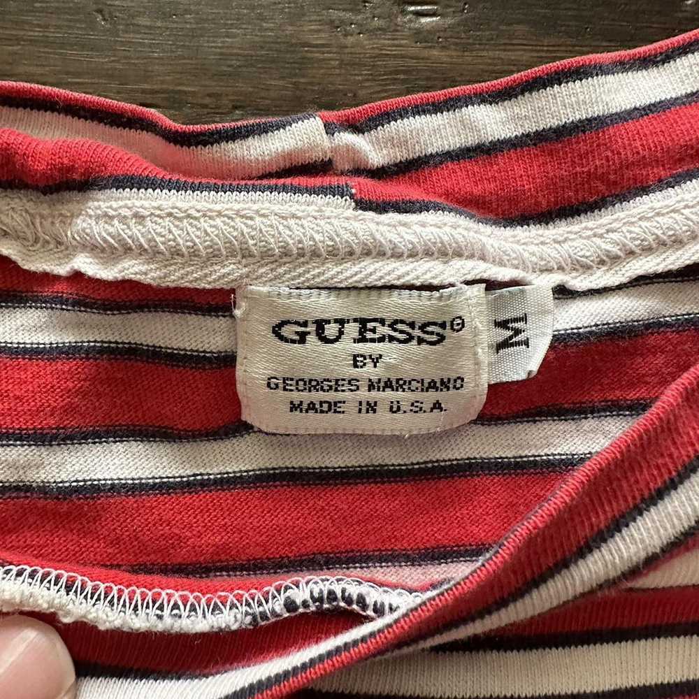 Guess × Vintage Vintage Guess Jeans Striped Shirt - image 3