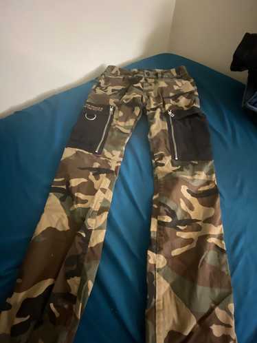 Cult Of Individuality Rocker Cargo Camo Green Pant