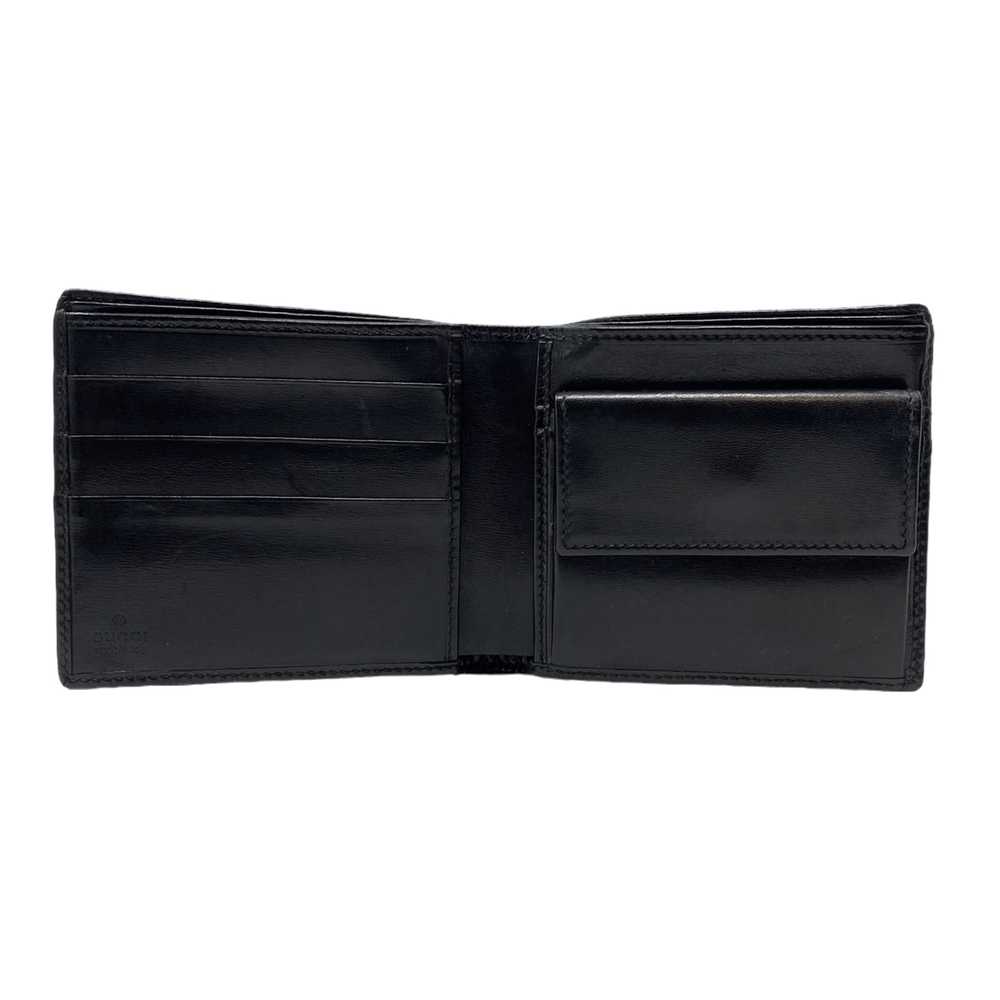 Gucci Gucci GG Canvas Leather Bifold Wallet - image 4