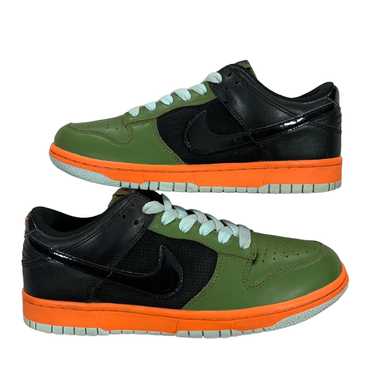 Nike Dunk Low Women's Size 8.5 Mandarin Orange Black Green 317813