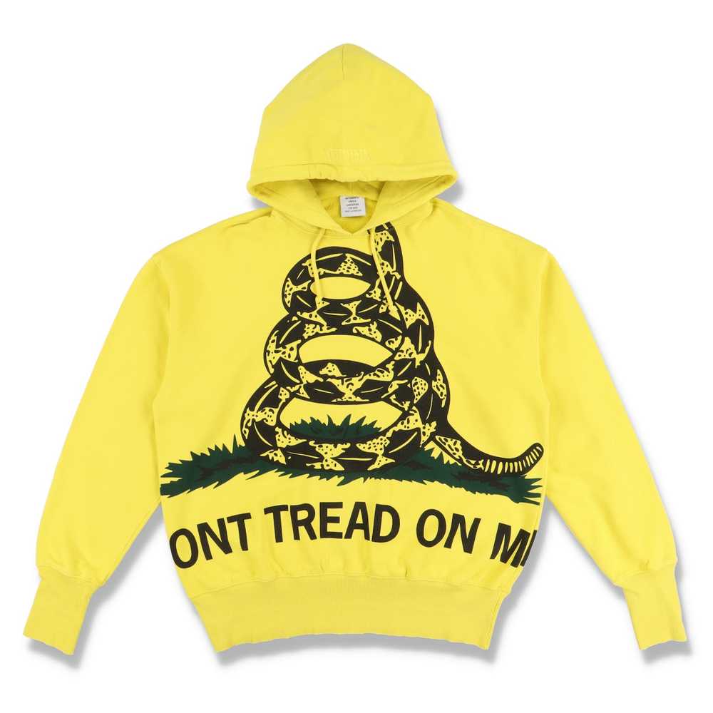 Vetements Yellow Snake Print Oversized Hoodie - image 1