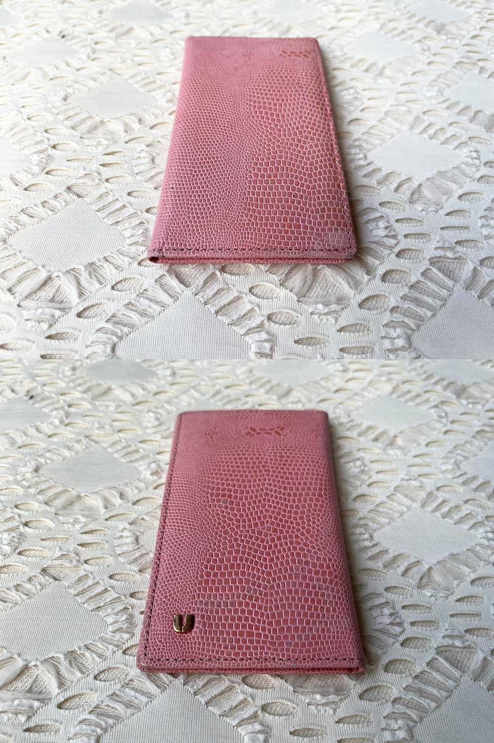 Ungaro Paris UNGARO PARIS Pink Genuine Leather Ca… - image 5