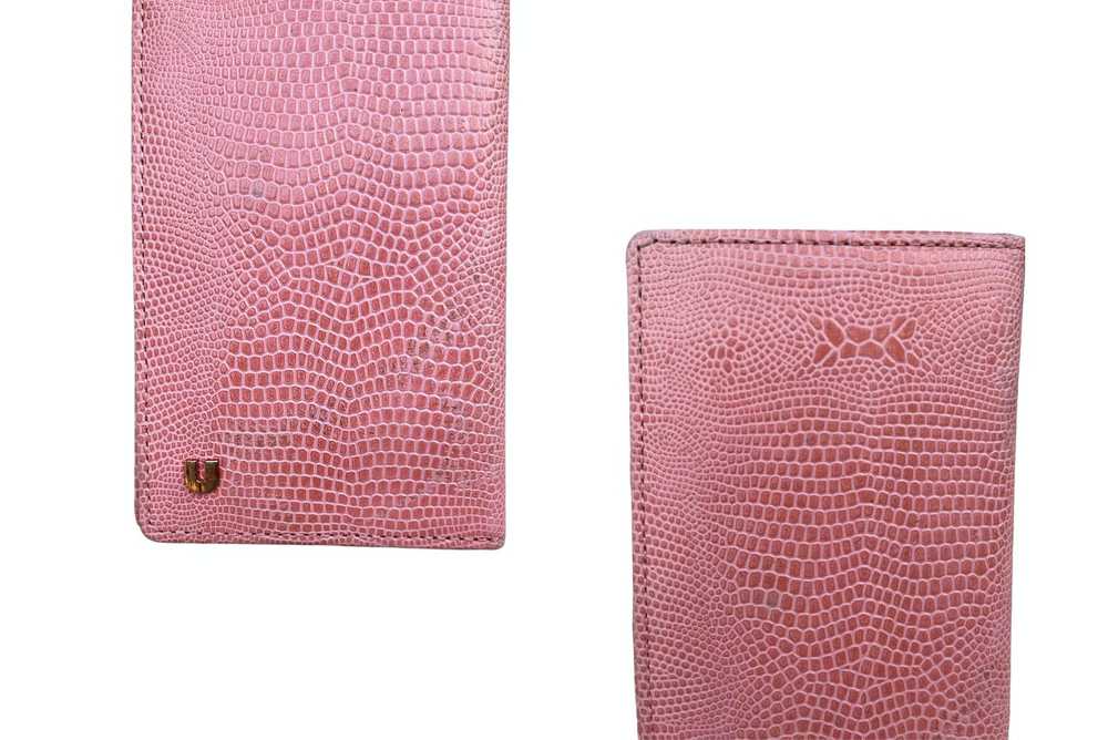 Ungaro Paris UNGARO PARIS Pink Genuine Leather Ca… - image 8
