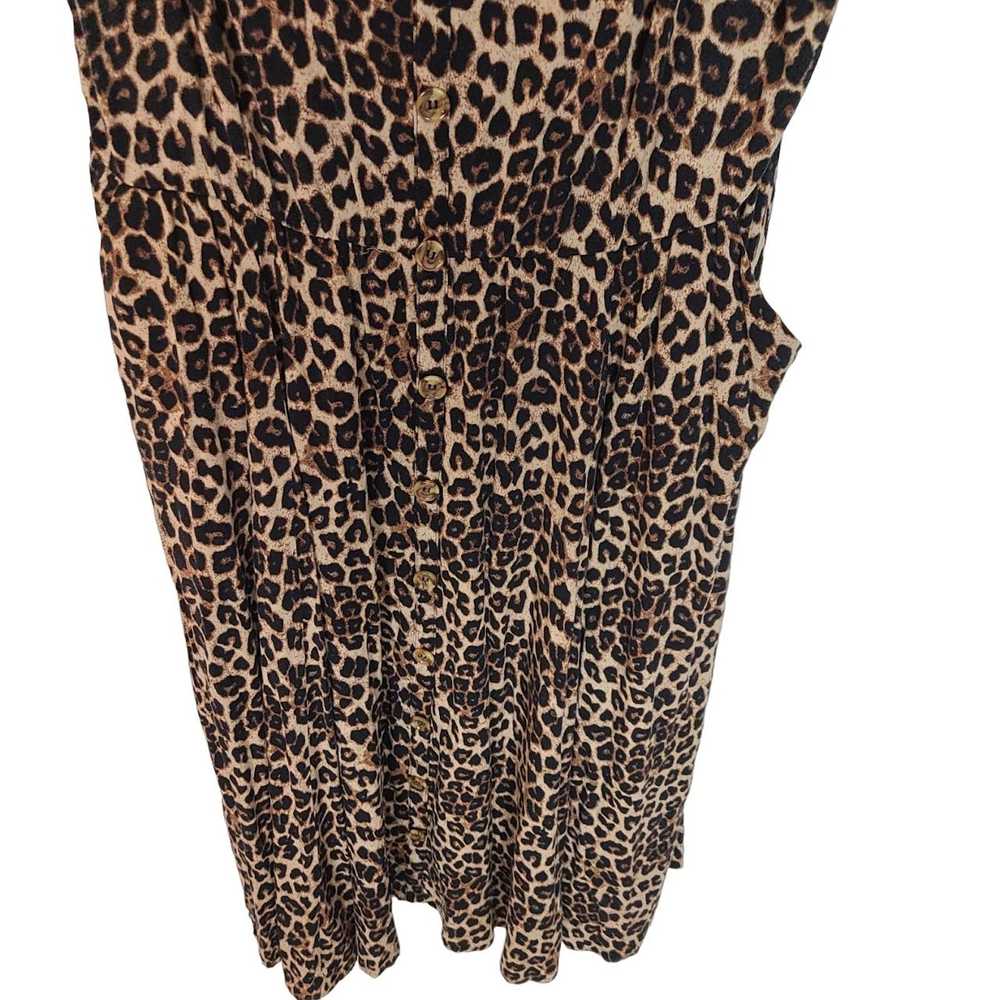 Other Torrid Wmns 2X Brown Leopard Short Sleeve M… - image 4