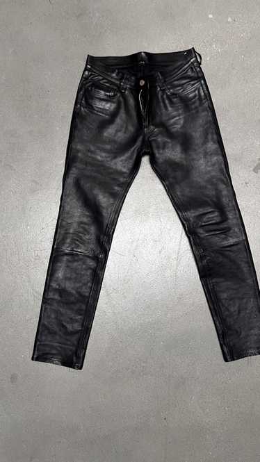 Acne Studios Slim Fit Leather Pants