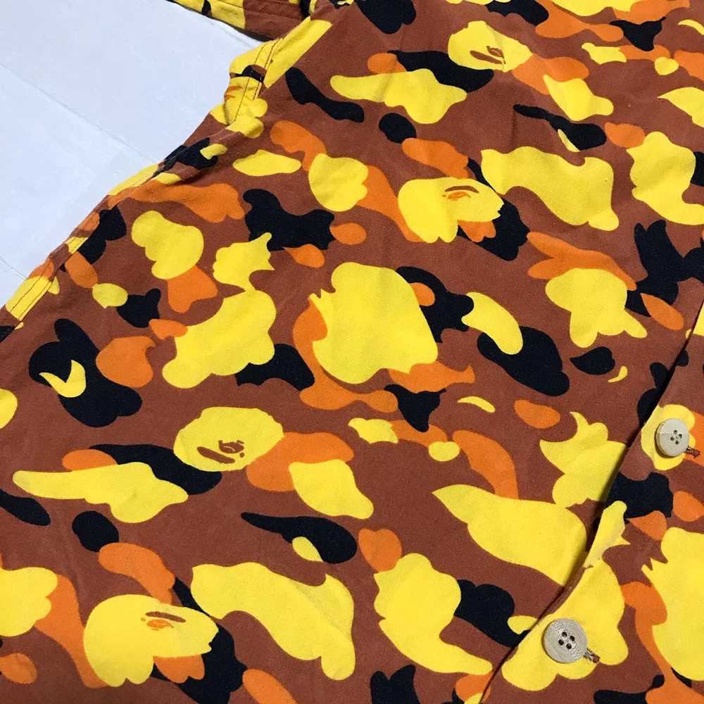 Bape BAPE Orange Camo Short Sleeve shirt - image 2