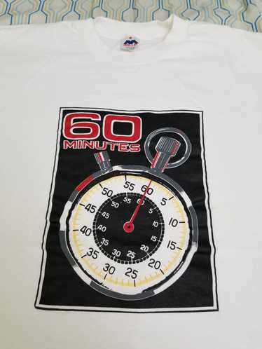 Made In Usa × Vintage Vintage 60 Minutes News T Sh