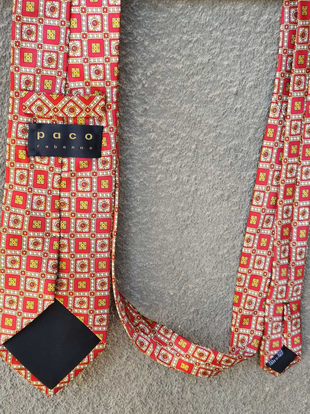 Paco Rabanne PACO RABANNE Silk tie Made in Italy