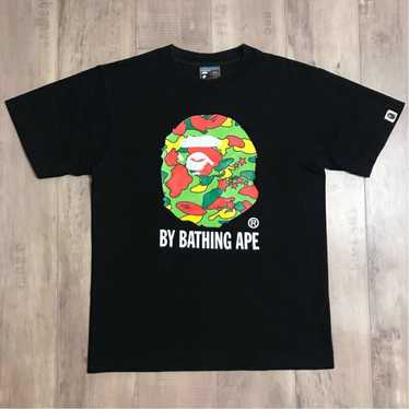 BAPE sta camo green T-shirt psyche camo A Bathing Ape Size S