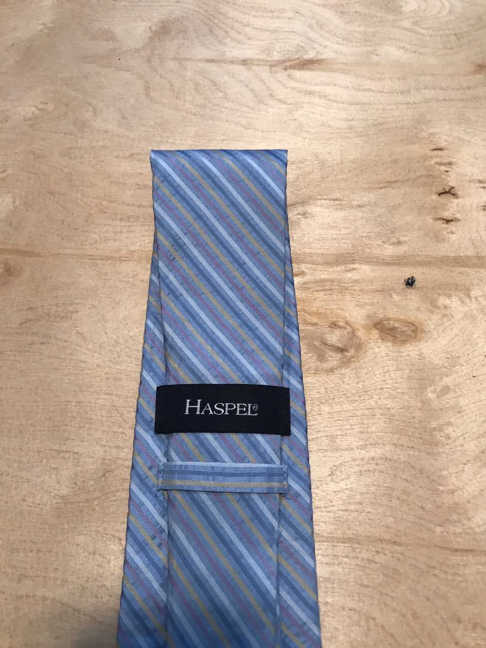 Haspel Shinny Seersucker Silk Tie - image 3